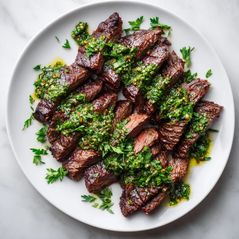 Churrasco Skirt Steak with Chimichurri Sauce: A Bold, Flavor-Packed Recipe for Steak Lovers
