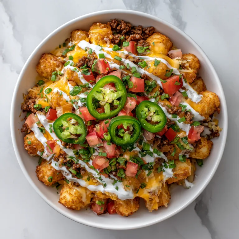 Loaded Tater Tot Nachos: The Ultimate Crowd-Pleasing Comfort Food