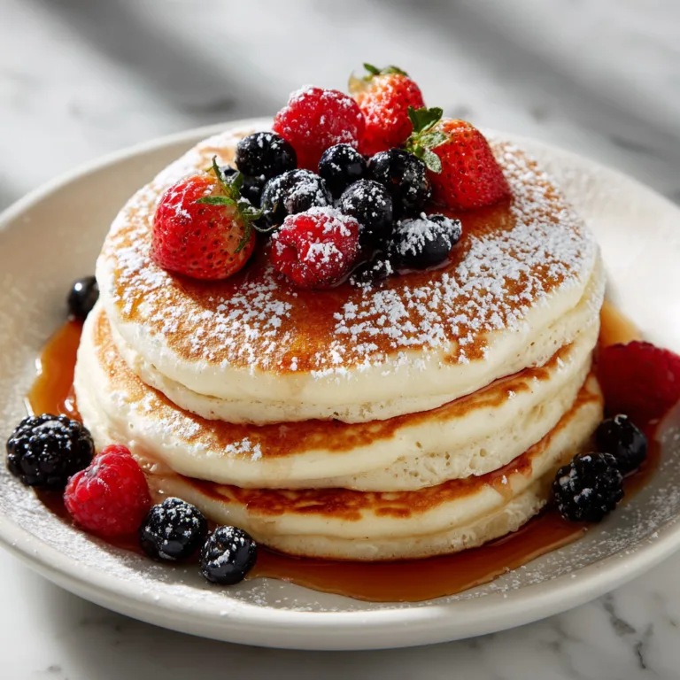 Fluffy Yogurt Pancakes Recipe for Easy Weekend Brunch