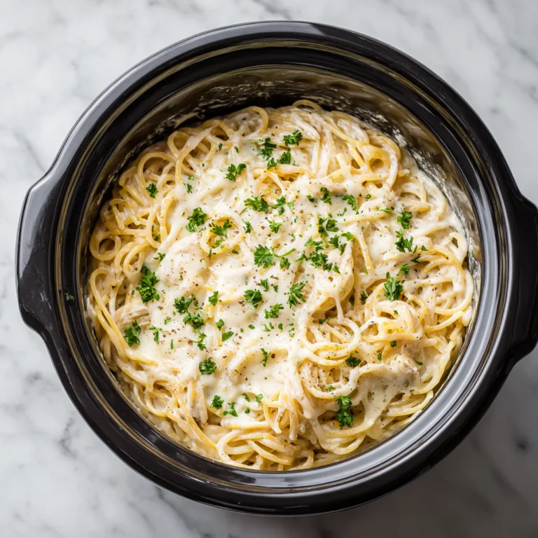 Easy Million Dollar Spaghetti with Creamy Alfredo Sauce