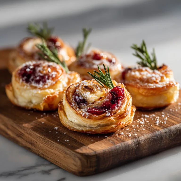 Easy Cranberry Brie Pastry Swirls – The Ultimate Sweet-Savory Appetizer