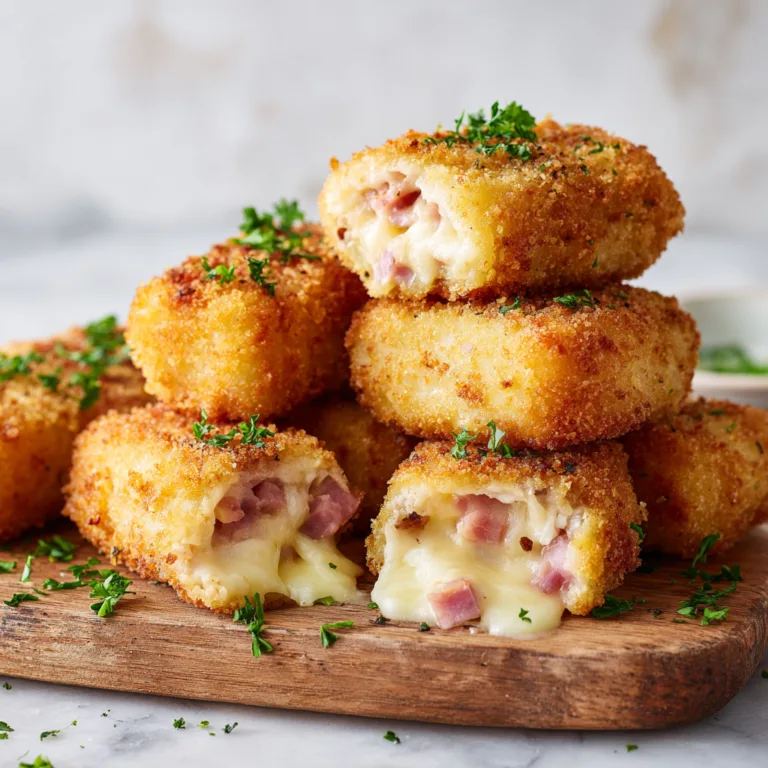 Crispy Ham and Cheese Potato Croquettes: The Ultimate Comfort Snack You’ll Make Again and Again