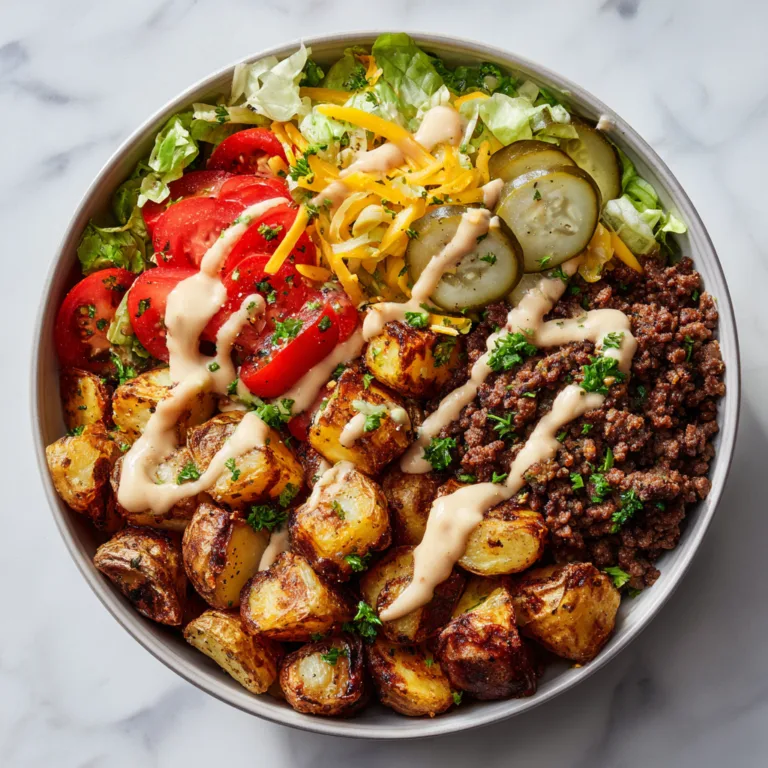 Burger Bowls & Crispy Potatoes: All the Flavor of a Burger, None of the Bun