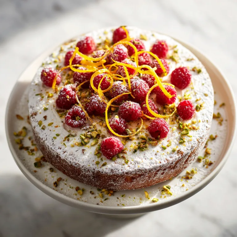Raspberry Orange Pistachio Ricotta Cake: A Bakery-Style Dessert Made at Home