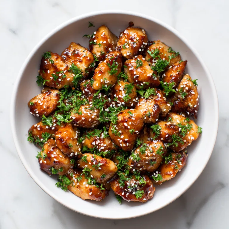 Quick Honey Garlic Chicken Bites Ready in 20 Minutes