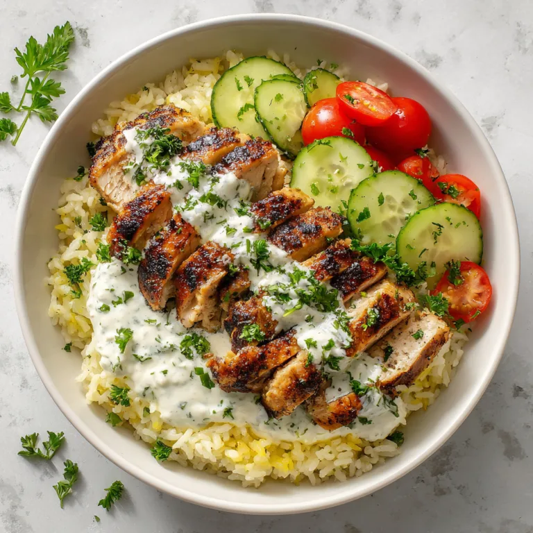Mega Greek Chicken & Rice Platter – The Ultimate Mediterranean Comfort Meal