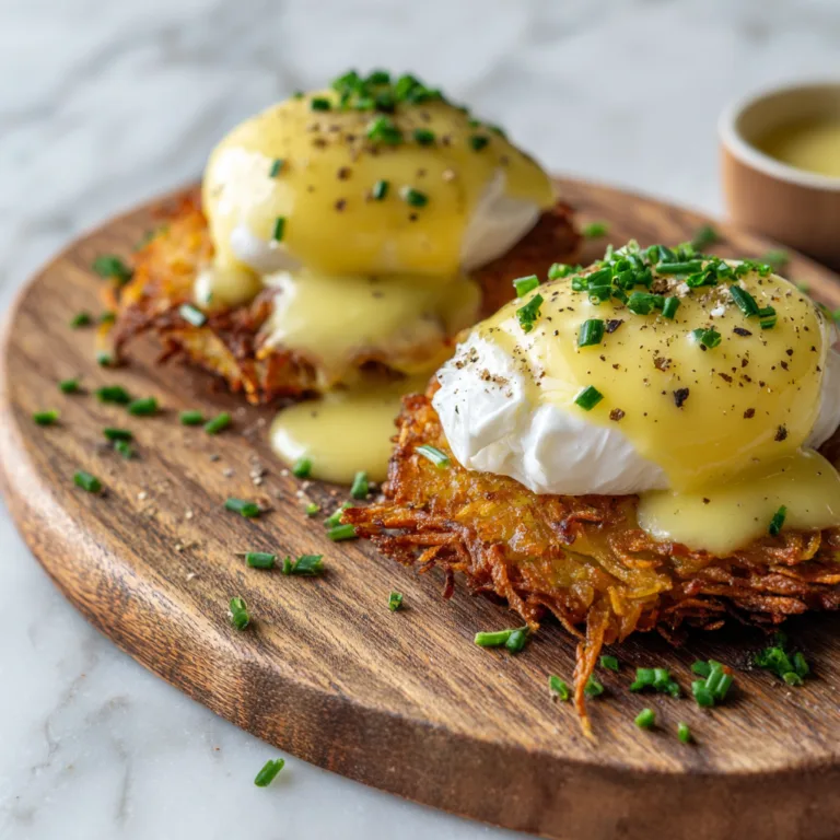 Crispy Latke Eggs Benedict: A Golden Brunch Classic Reinvented