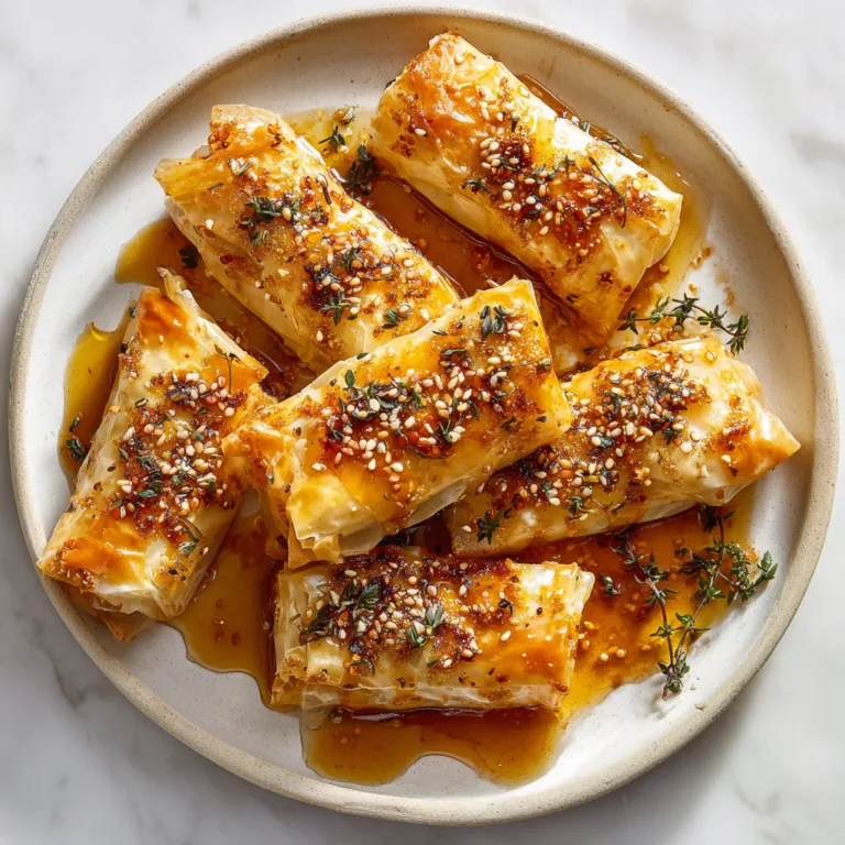 Hot Honey Feta Phyllo Rolls: The Ultimate Sweet-Savory Crispy Appetizer