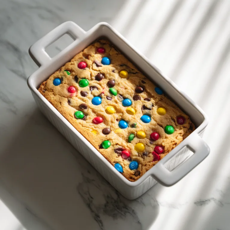 M&M Cookie Bars: The Ultimate Chewy, Colorful Crowd-Pleaser