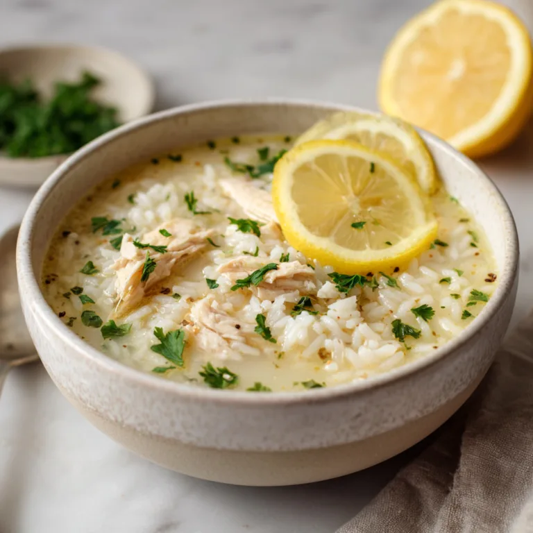 Creamy Lemon Chicken Rice Soup: A Bright, Cozy Bowl of Comfort