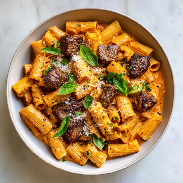 Spicy Vodka Rigatoni with Seared Steak Bites: A Bold, Restaurant-Style Pasta You Can Master at Home