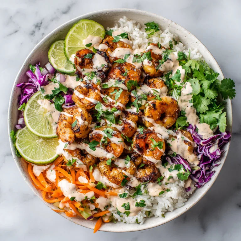 Spicy Shrimp Bowls with Creamy Sauce: The Ultimate Flavor-Packed Bowl Dinner