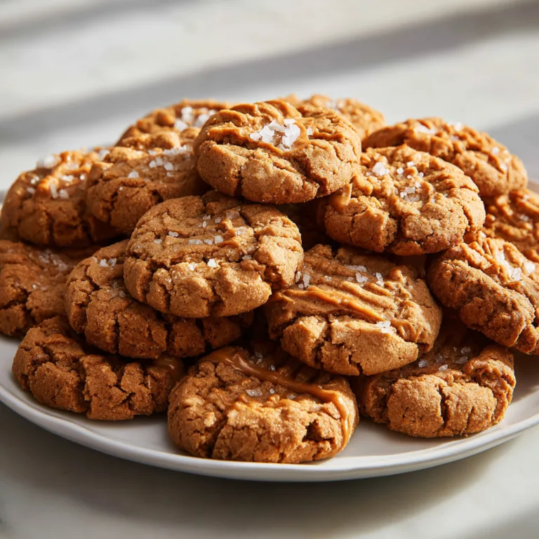 Chewy Salted Caramel Peanut Butter Cookies: The Ultimate Sweet-Salty Comfort Treat