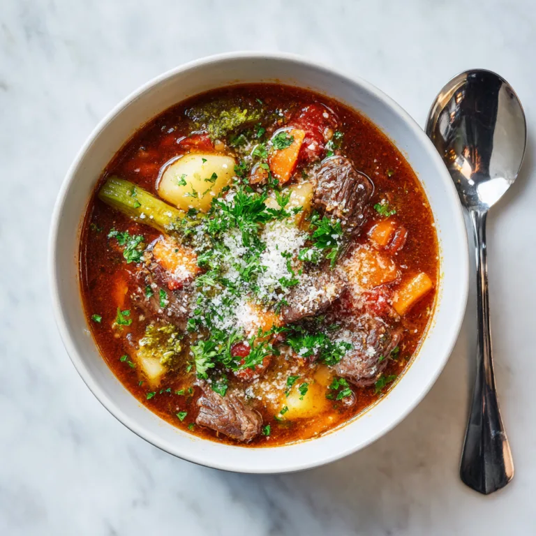 Italian Vegetable Beef Soup: A Hearty Classic That Warms From the Inside Out