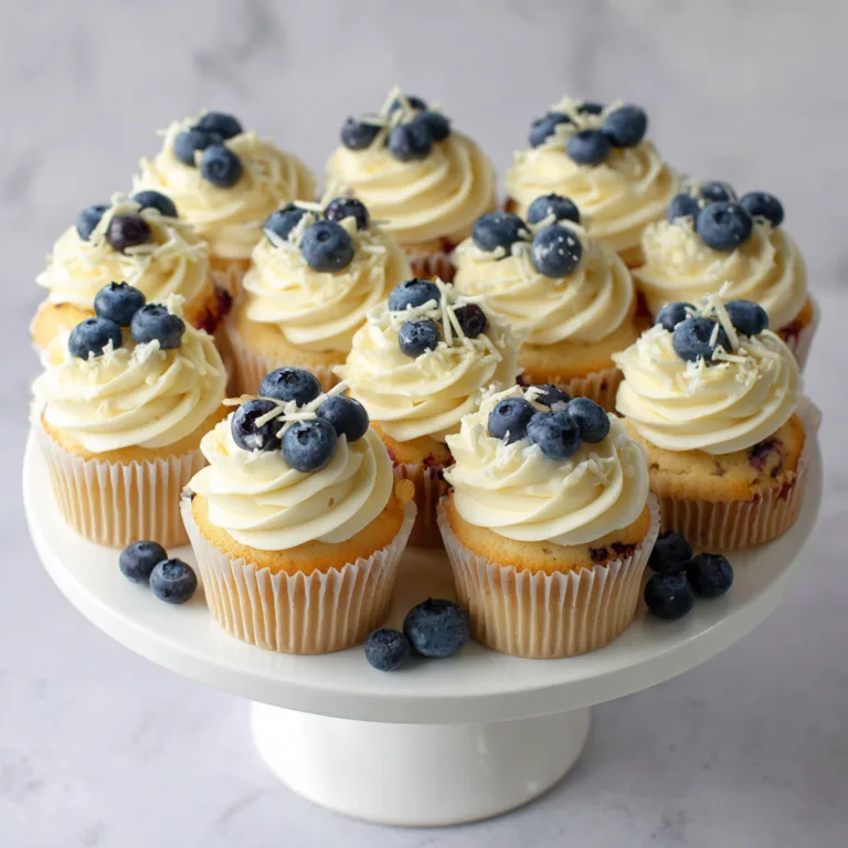White Chocolate Blueberry Cupcakes: A Bakery-Style Treat You Can Make at Home