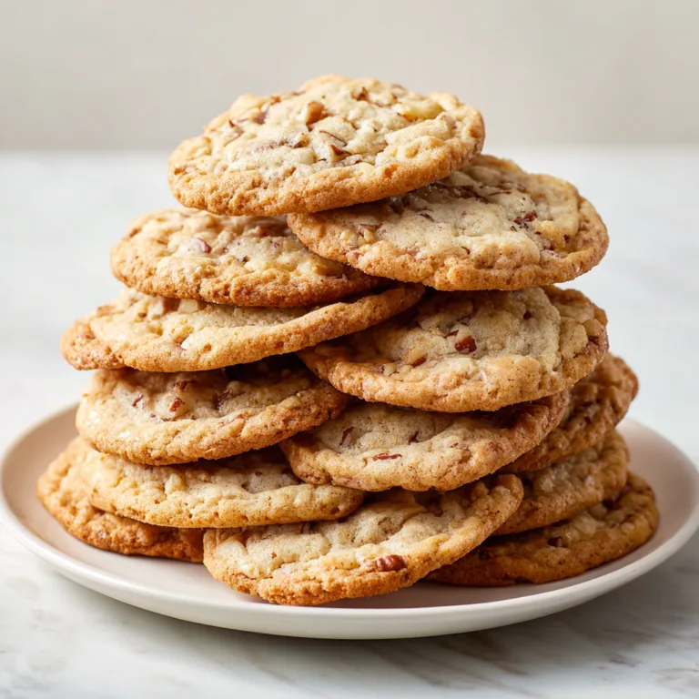 Soft & Chewy Butter Pecan Cookies – A Classic with Irresistible Texture