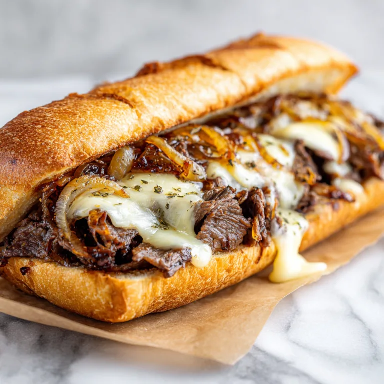 Philly Cheesesteak Sandwich Recipe – A Timeless American Classic Made at Home