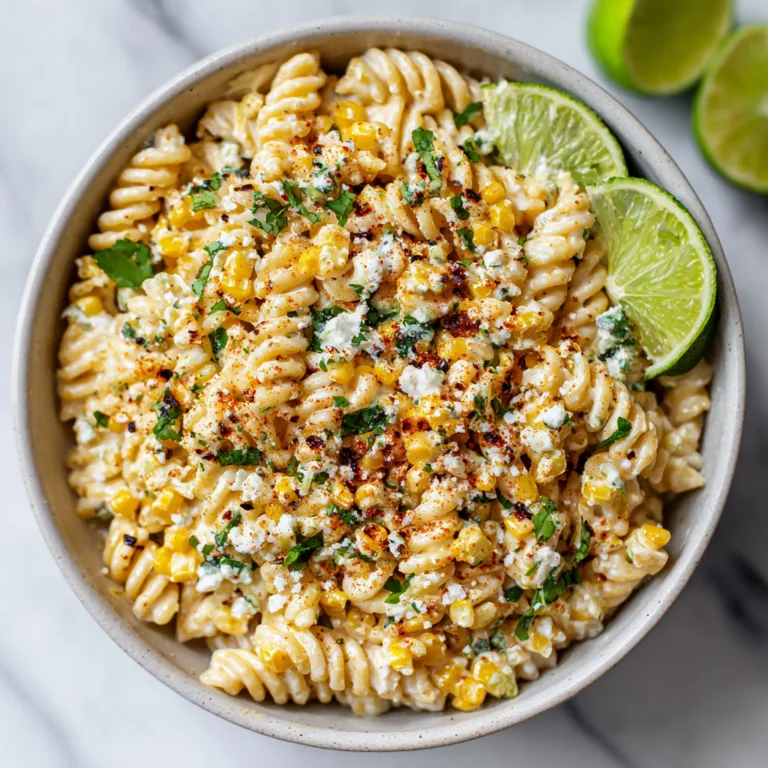 Creamy Mexican Street Corn Pasta Salad: A Bold, Creamy Twist on a Summer Classic