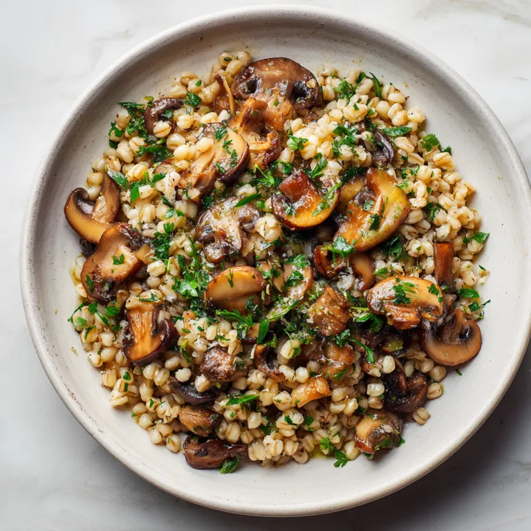 Barley with Mushrooms: A Comforting, Nutritious Classic Reinvented