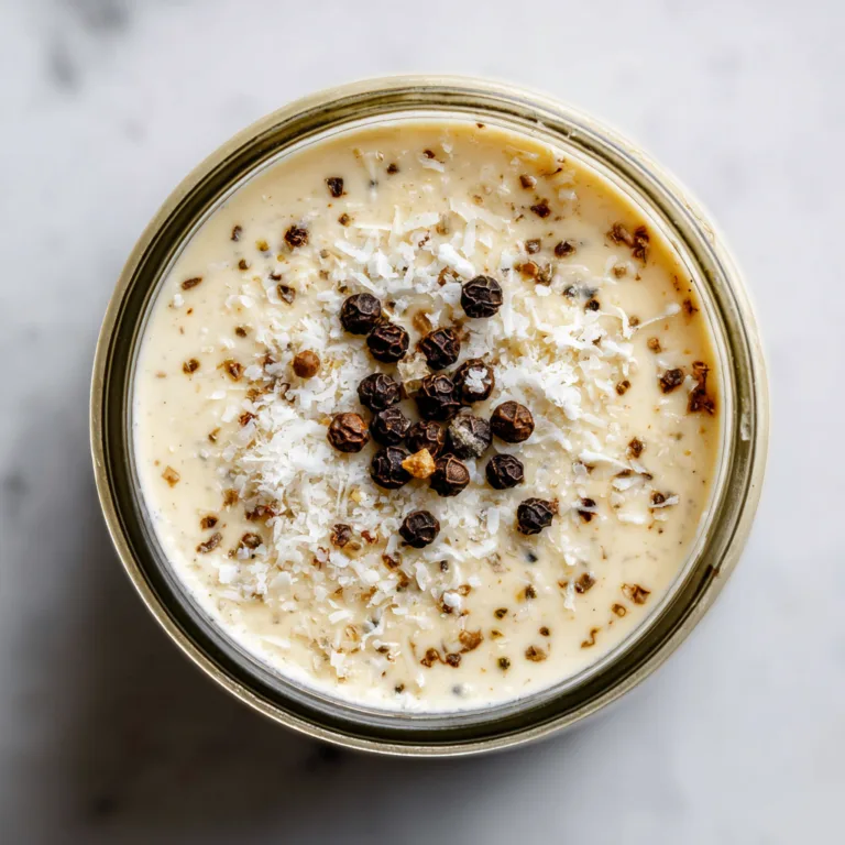 Creamy Parmesan Peppercorn Dressing: A Luxurious Homemade Classic