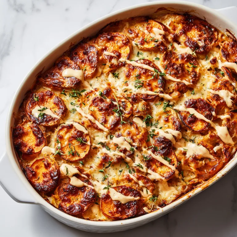 Cheesy Sweet Potato Breakfast Strata with Sauce: The Ultimate Cozy Brunch Bake