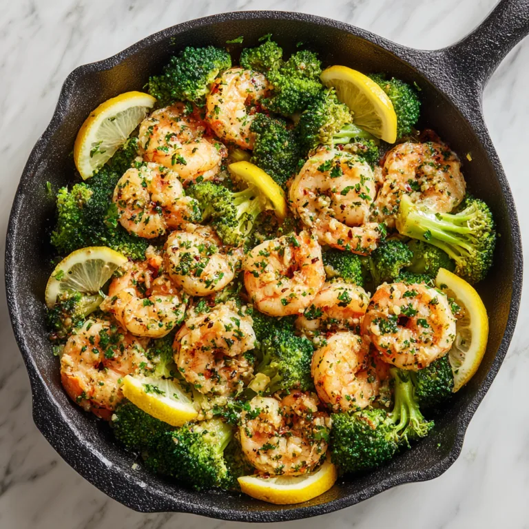 Garlic Butter Shrimp & Broccoli Skillet: A One-Pan Dinner That Delivers Big Flavor Fast