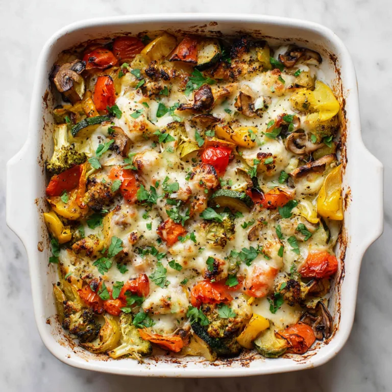 Cheesy Roasted Veggie Bake: The Ultimate Comfort-Forward Vegetable Casserole