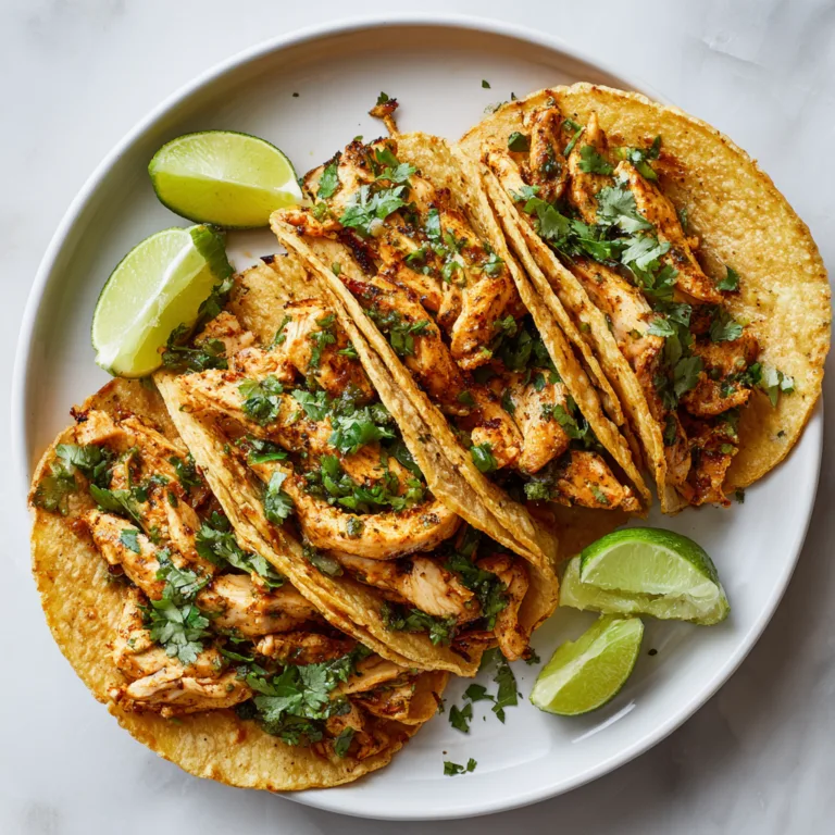 Ridiculously Easy Chicken Tacos: The Ultimate Weeknight Win