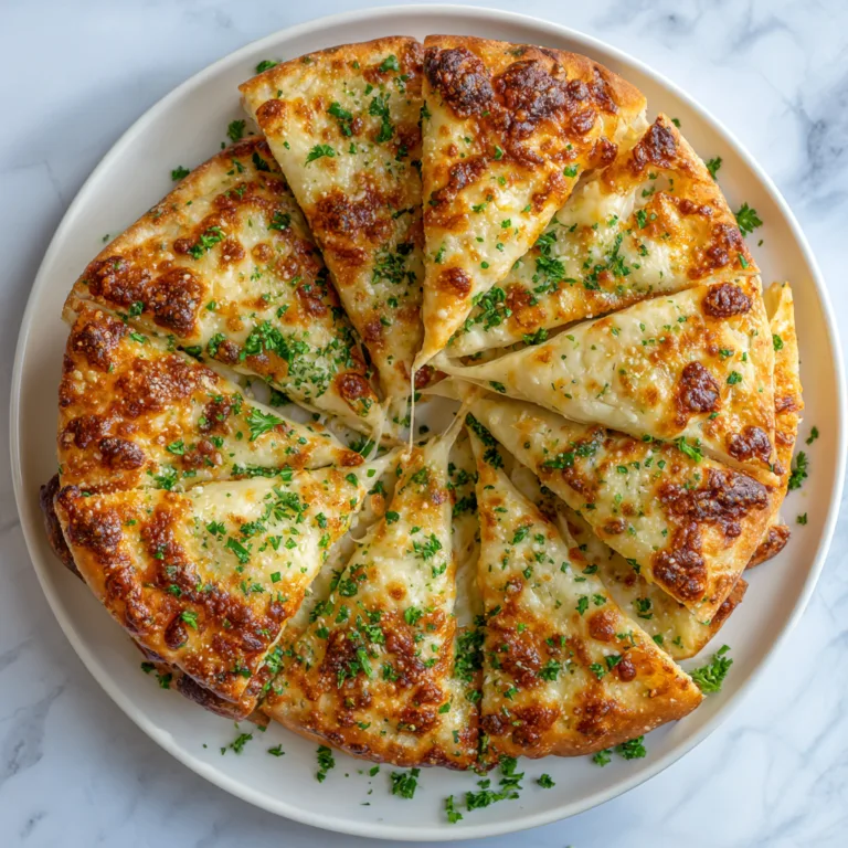 Air Fryer Cheesy Tortilla Garlic Bread: