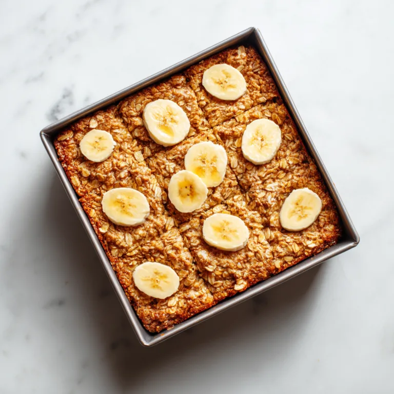 Irresistible Banana Oatmeal Bars: A Wholesome Treat That Tastes Like Comfort Food