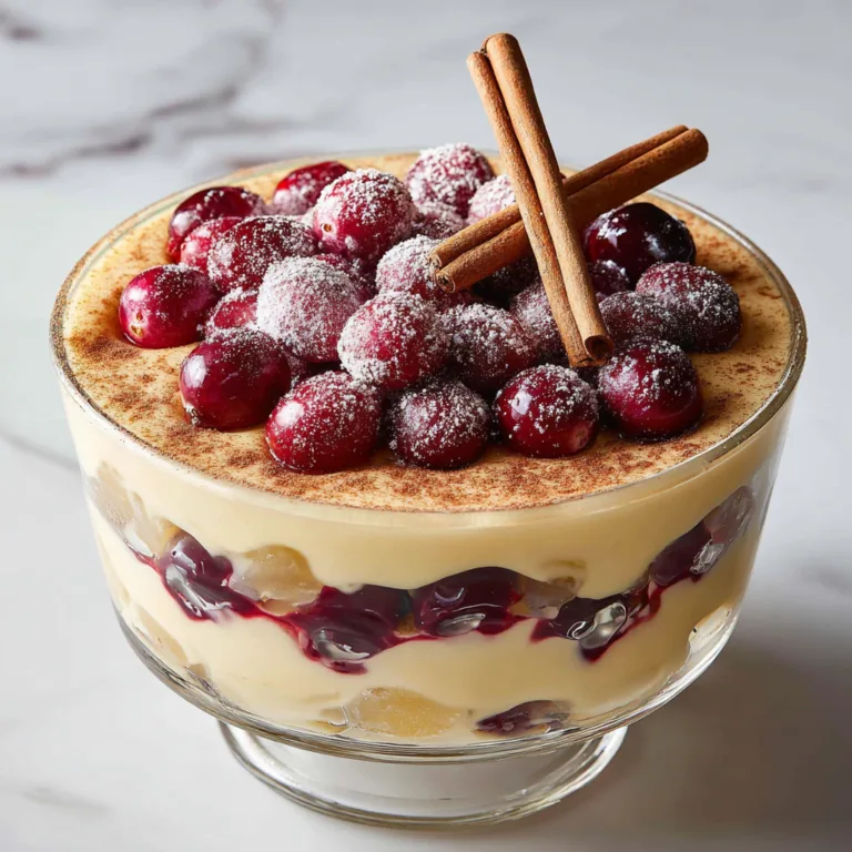 Silky Cranberry Spiced Custard: A Creamy Holiday Dessert That Feels Like a Hug