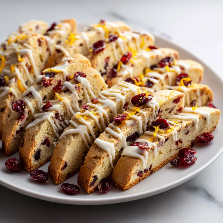 White Chocolate Cranberry Orange Biscotti: A Bright, Bakery-Style Treat for Every Season
