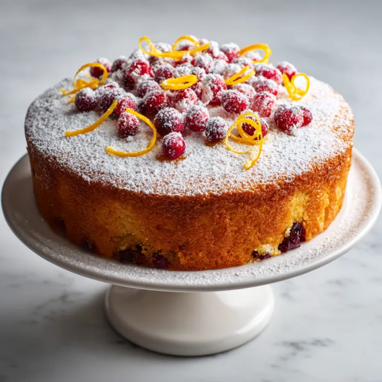 Cranberry Orange Christmas Cake: A Festive Classic That Steals the Holiday Table
