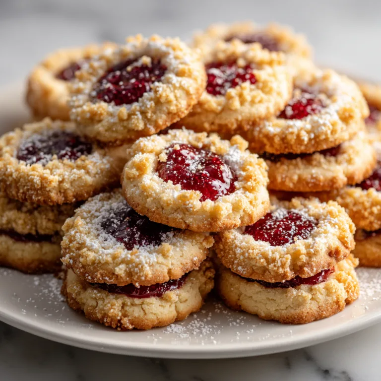 Raspberry Crumble Shortbread Cookies: A Buttery Bakery-Style Treat You Can Make at Home