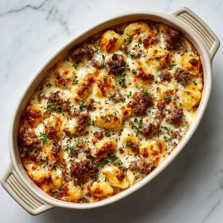 Creamy Sausage & Gnocchi Bake: The Ultimate Cozy One-Dish Dinner