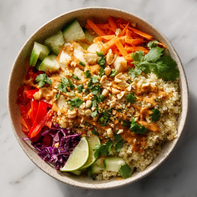Thai Peanut Quinoa Bowl: A Flavor-Packed, Nourishing Bowl You’ll Crave Weekly