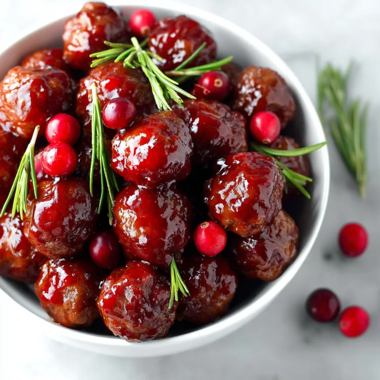 Best Holiday Cranberry Cocktail Meatballs