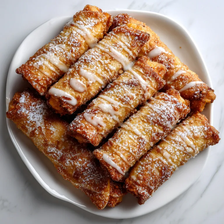Southern Peach Cobbler Egg Rolls: A Crispy Twist on a Southern Classic
