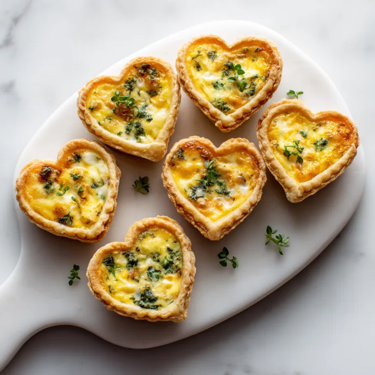Mini Quiche Hearts – A Savory Valentine’s Day Favorite