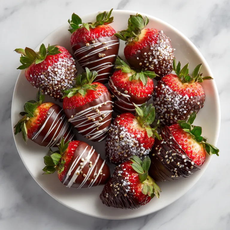 Valentine’s Chocolate Covered Strawberries – A Timeless Romantic Treat