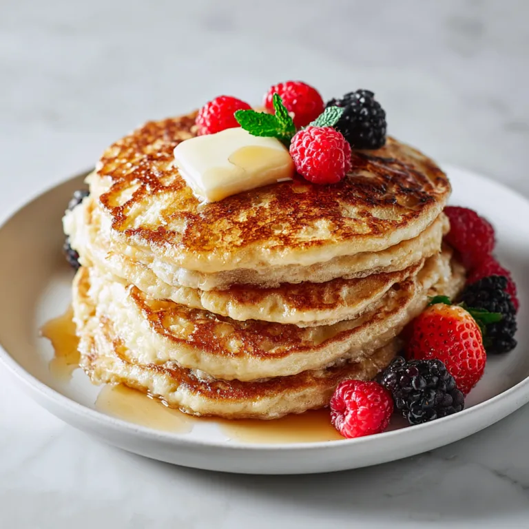Easy Cottage Cheese Pancakes Ready in Under 45 Minutes