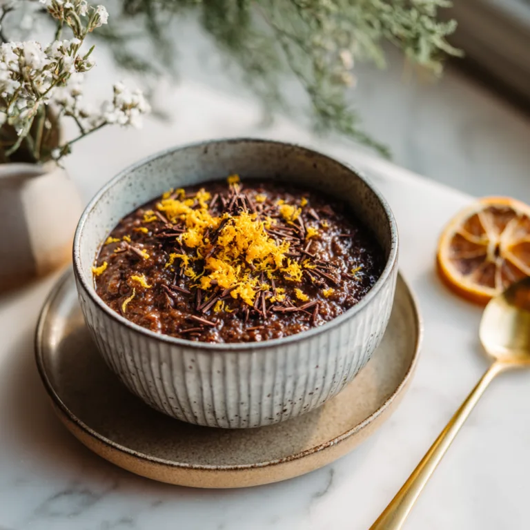 Chocolate Orange Porridge: Easy Healthy Breakfast