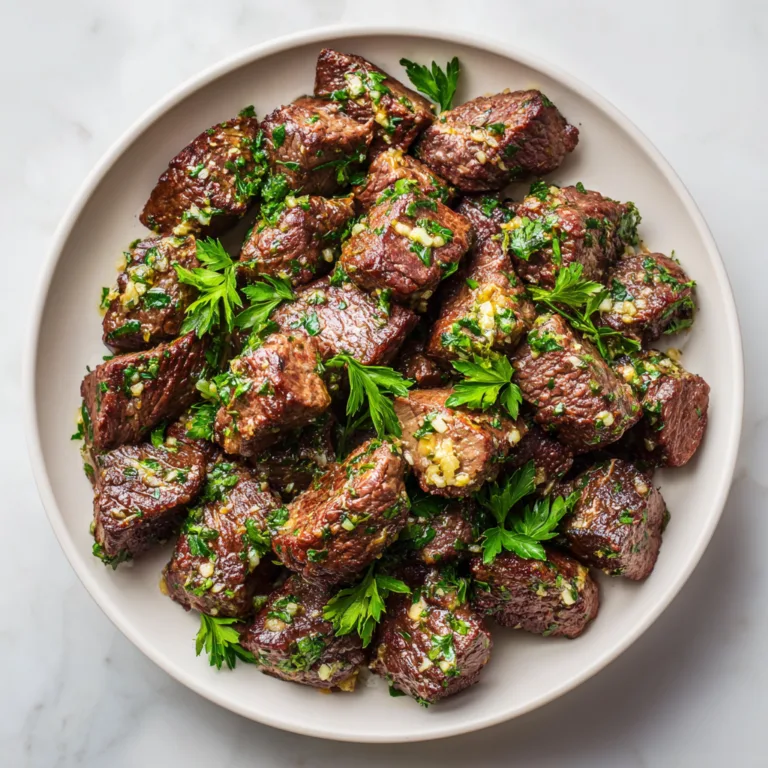 Air Fryer Garlic Butter Steak Bites: Juicy, Flavor-Packed Steak in Minutes