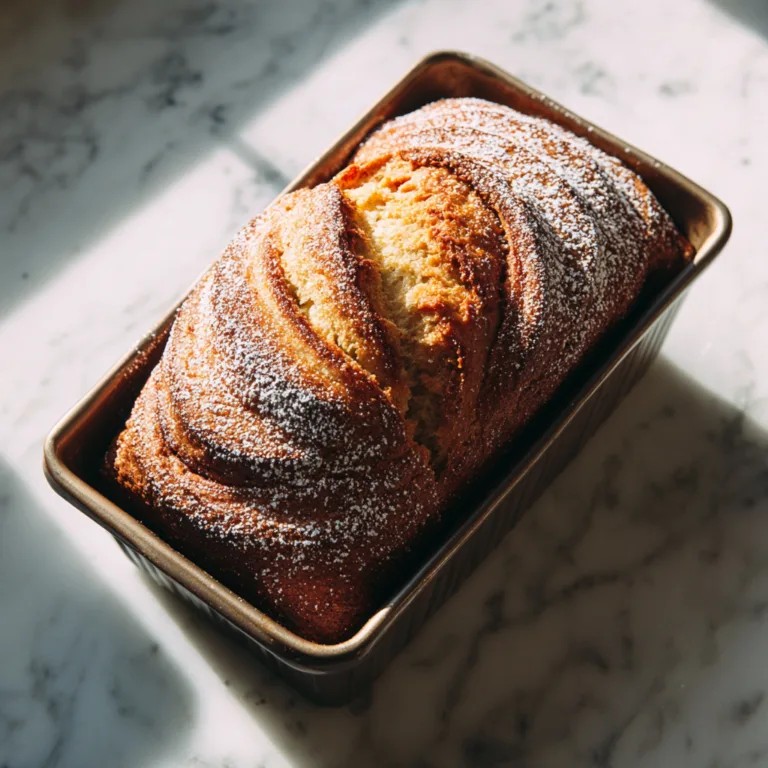 Easy Cinnamon Swirl Loaf Cake: Soft, buttery layers with a cozy cinnamon ribbon