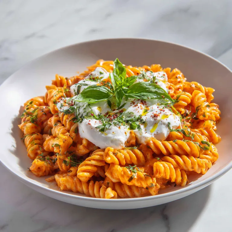 Spicy Vodka Pasta with Creamy Burrata: A Perfectly Bold Italian Dinner