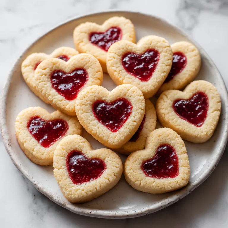 Easy Heart Shaped Jam Cookies: Sweet, Fun, and Perfect for Any Occasion
