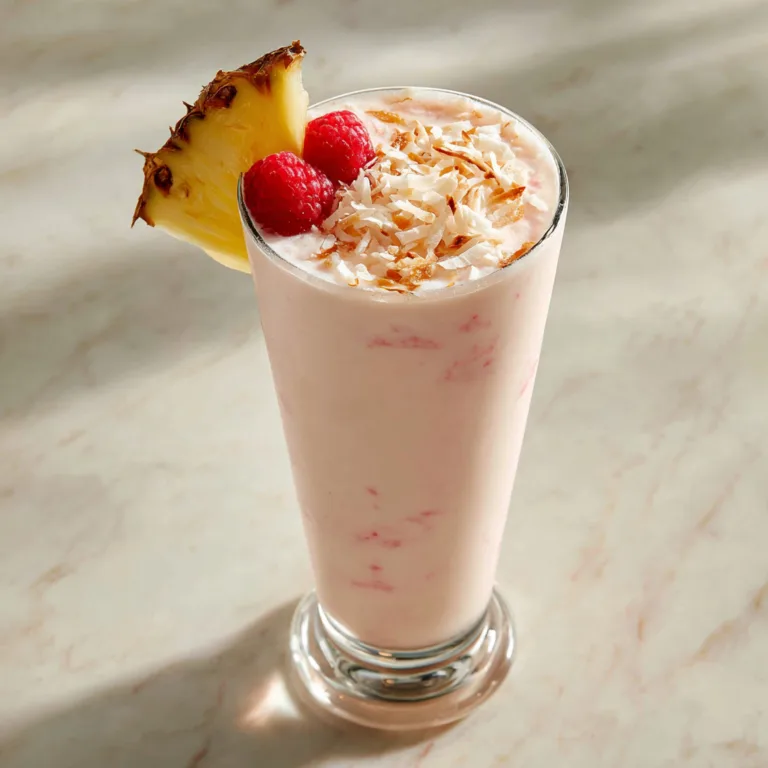 Raspberry Colada Twist: A Tropical Escape in Every Sip