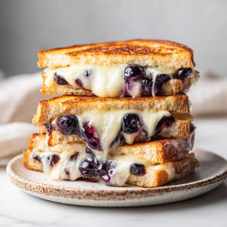 Blueberry Grilled Cheese – Sweet, Melty Brunch Magic