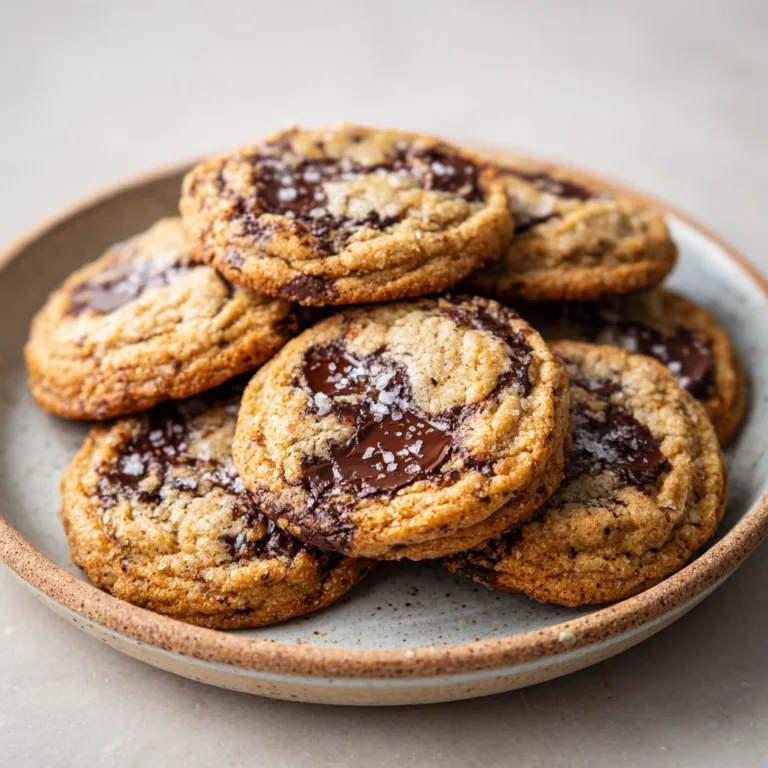Brown Butter Chocolate Chip Cookies with Sourdough Discard: Deeply Nutty, Perfectly Chewy Bakery-Style Treats