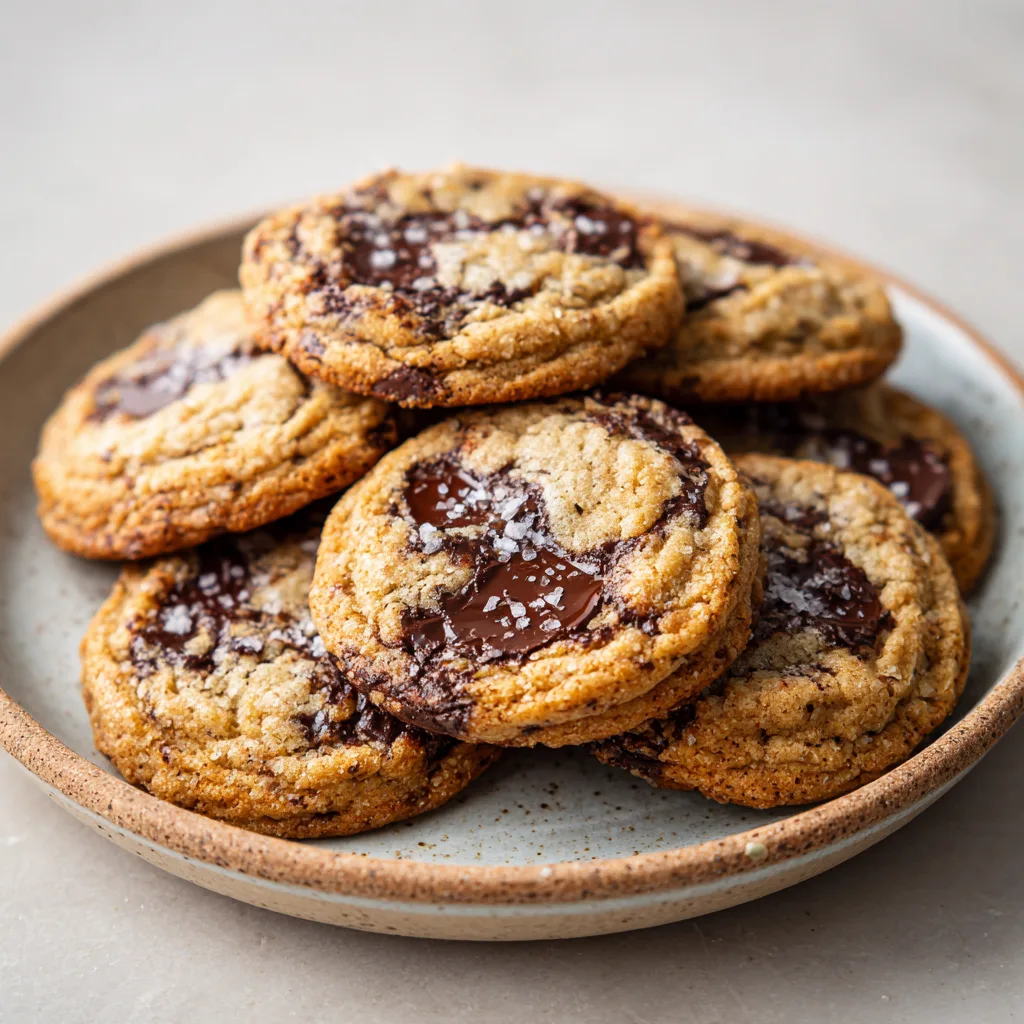 Brown Butter Chocolate Chip Cookies with Sourdough Discard: Deeply Nutty, Perfectly Chewy Bakery-Style Treats